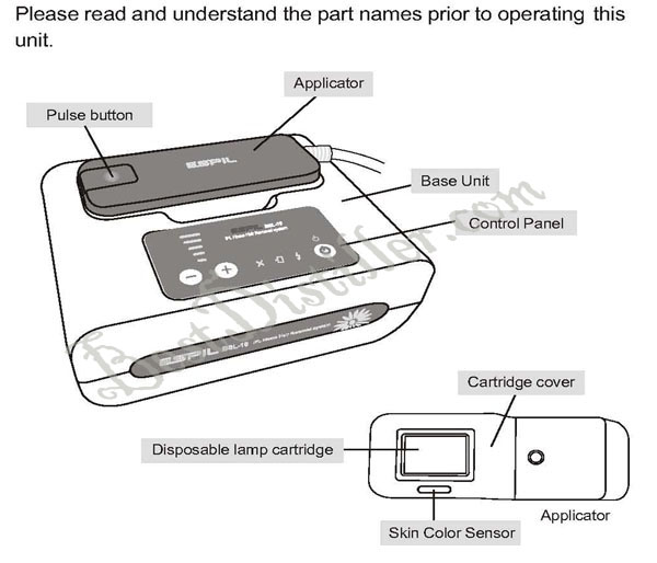 IPL beautician machine